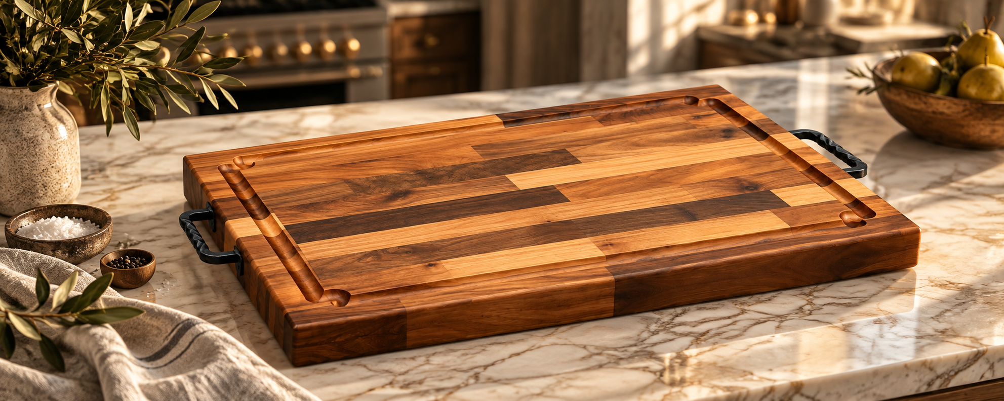 The Heritage board dressed for a gathering, styled with food